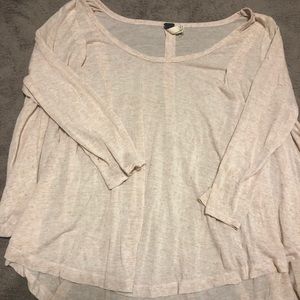 NWOT Free People 3/4 shirt size Medium